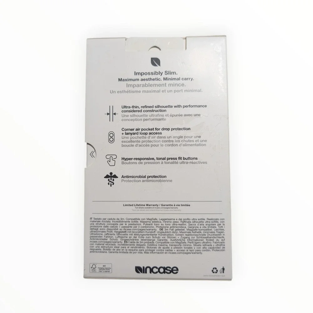 E3-U Incase Slim Hard Case w/ Magsafe for iPhone 16 Pro Max‎ - Clear ⬇️